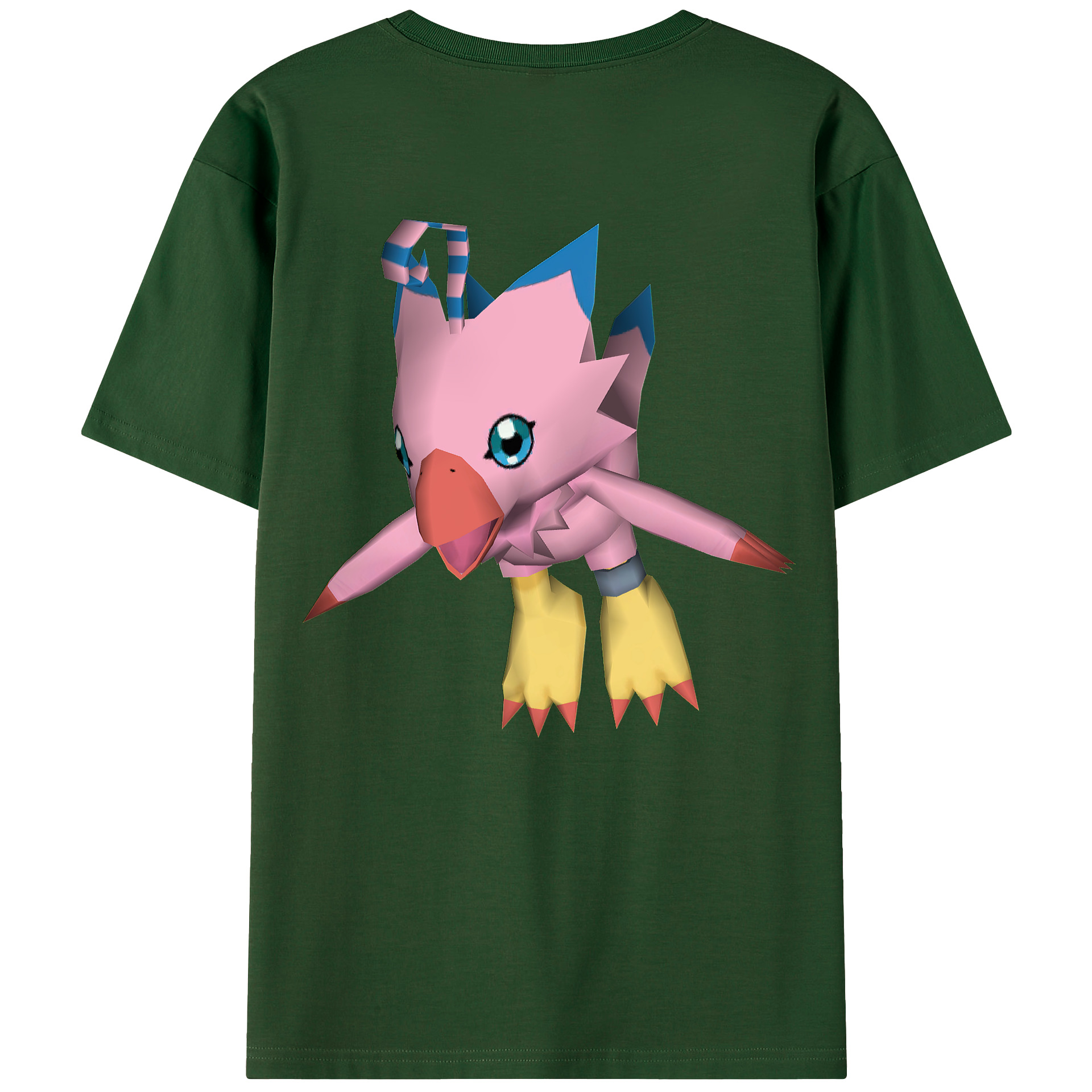 （画像用） Digimon デジタルモンスター/デジモン 綿100％半袖Tシャツ（背面プリント）